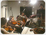 String ensemble in studio